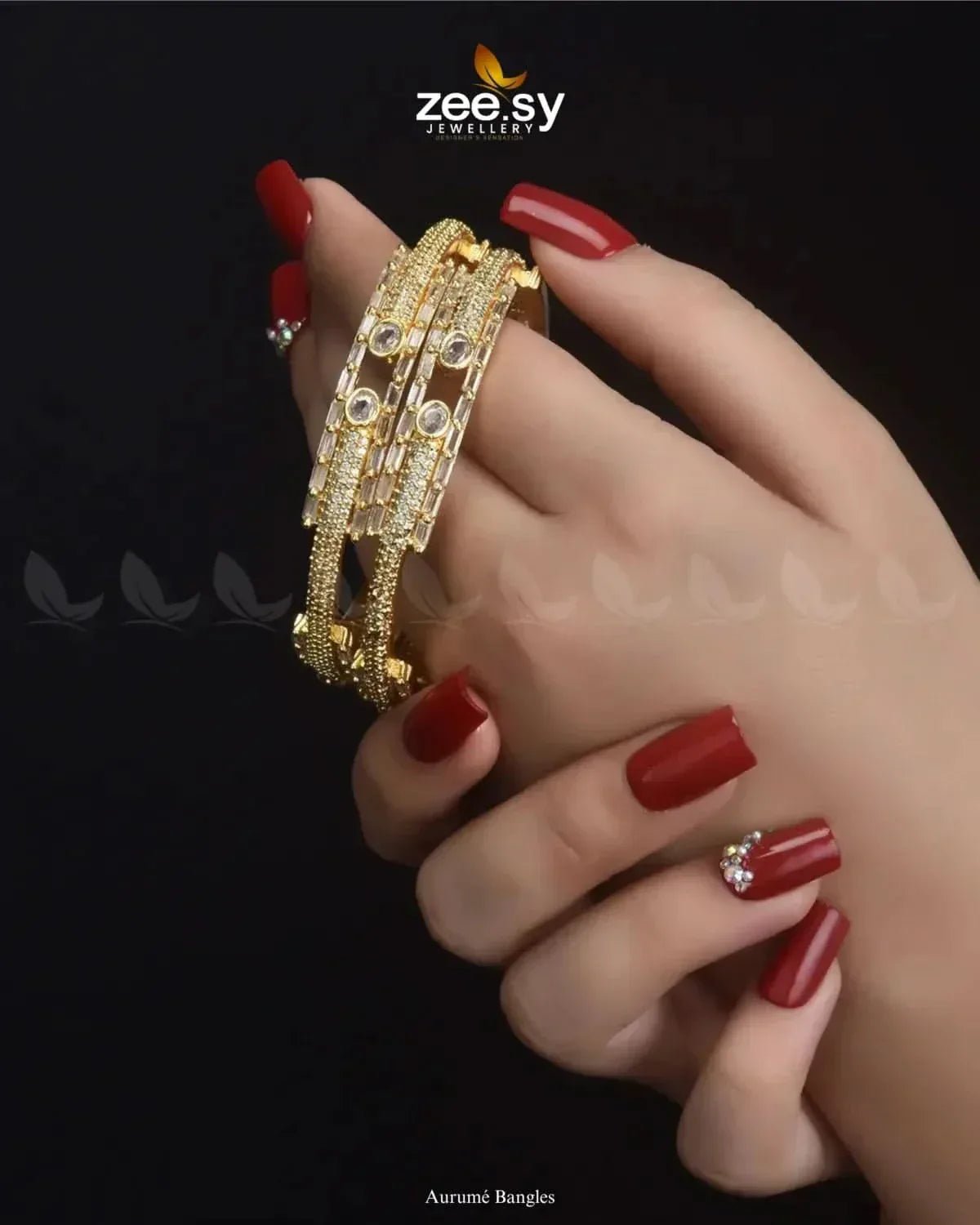 Aurumé Bangles Bangles - Zeesy Jewellery Pakistan | Premium Artificial & Imitation Jewellery