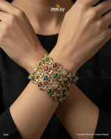 Exquisite Precious Formed Bangles - Multi BANGLES - Zeesy Jewellery Pakistan | Premium Artificial & Imitation Jewellery