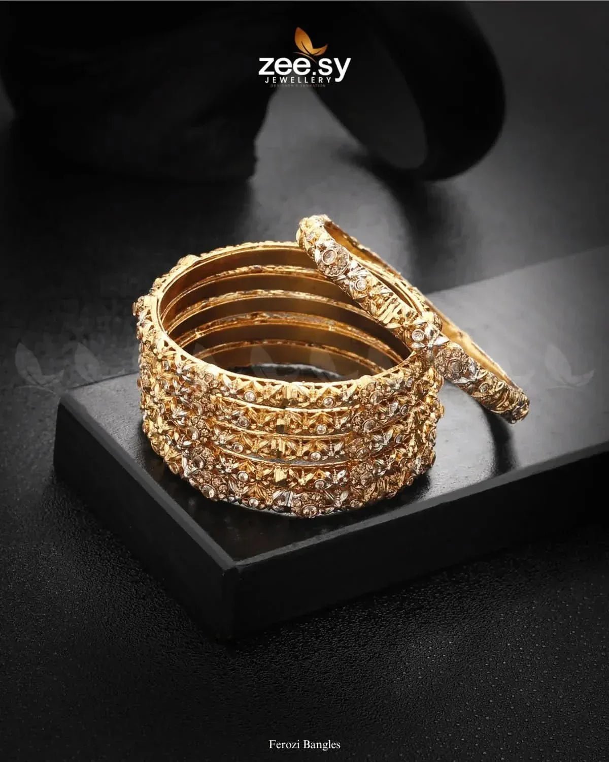 Ferozi Bangles Bangles - Zeesy Jewellery Pakistan