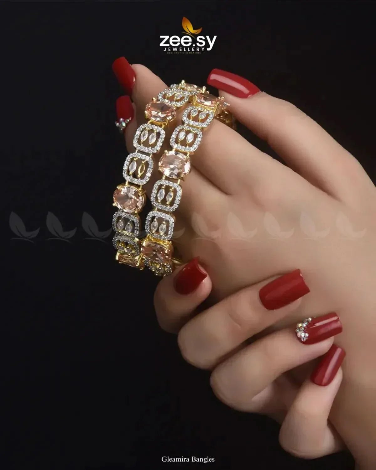 Gleamira Bangles Bangles - Zeesy Jewellery Pakistan | Premium Artificial & Imitation Jewellery