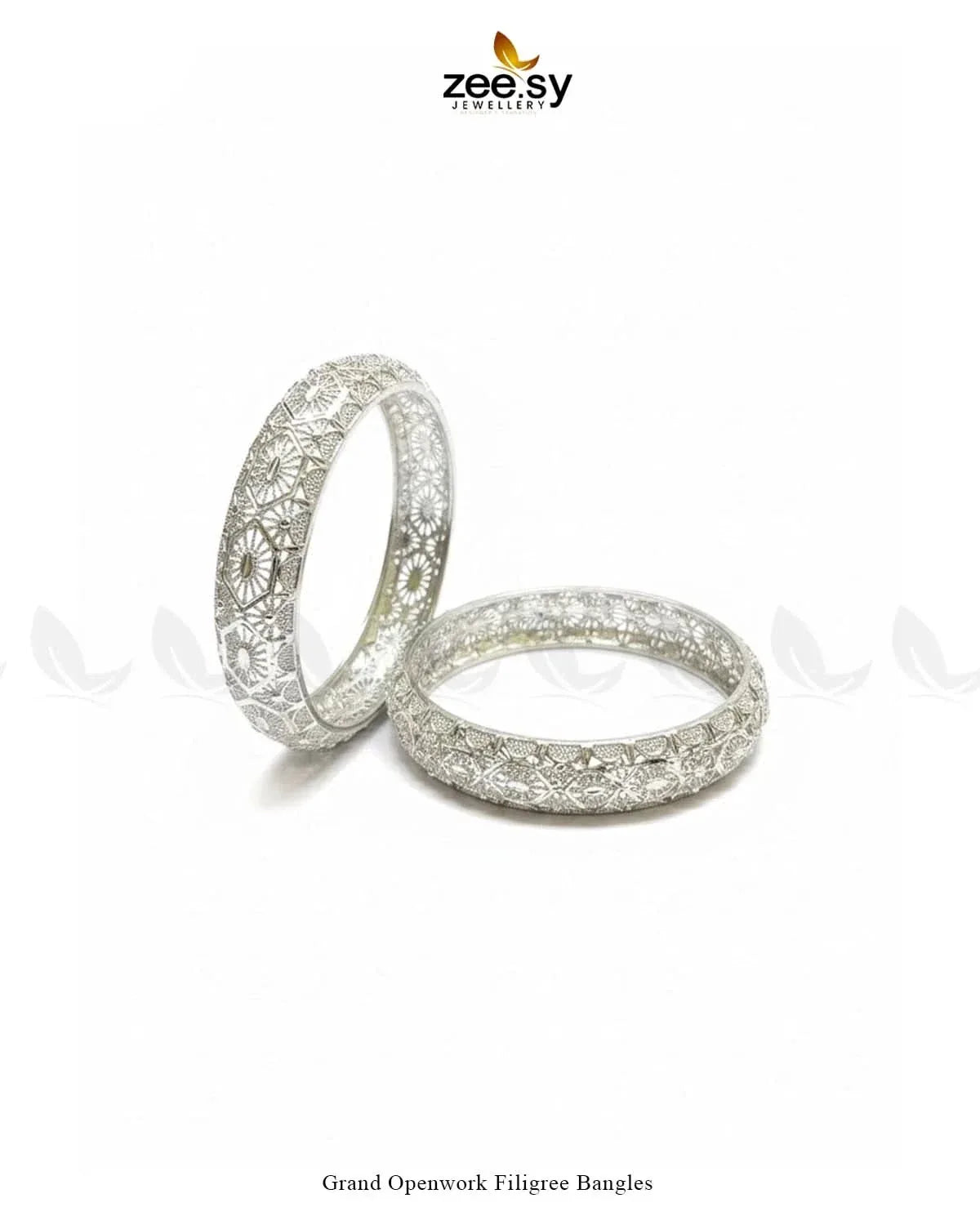 Grand Openwork Filigree Bangles BANGLES - Zeesy Jewellery Pakistan | Premium Artificial & Imitation Jewellery