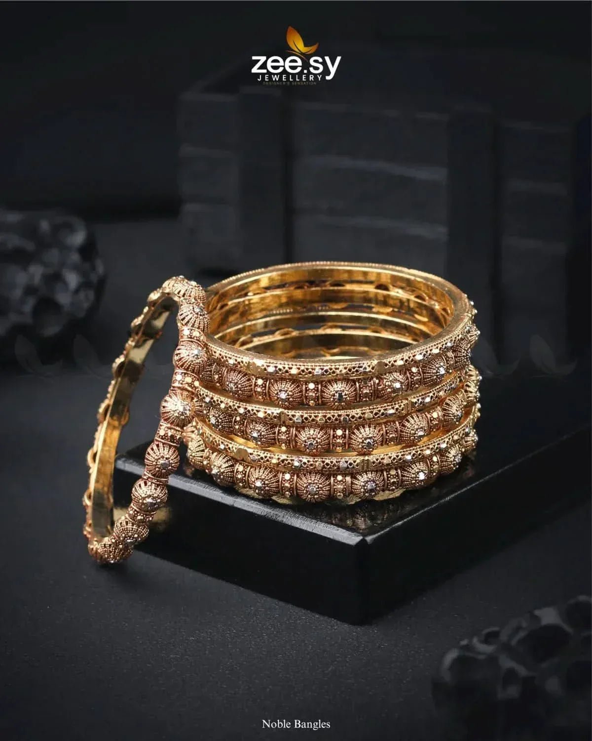 Noble Bangles Bangles - Zeesy Jewellery Pakistan | Premium Artificial & Imitation Jewellery