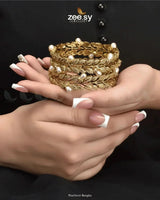 Pearlwort Bangles BANGLES - Zeesy Jewellery Pakistan | Premium Artificial & Imitation Jewellery