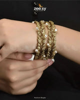 Pearlwort Bangles BANGLES - Zeesy Jewellery Pakistan | Premium Artificial & Imitation Jewellery
