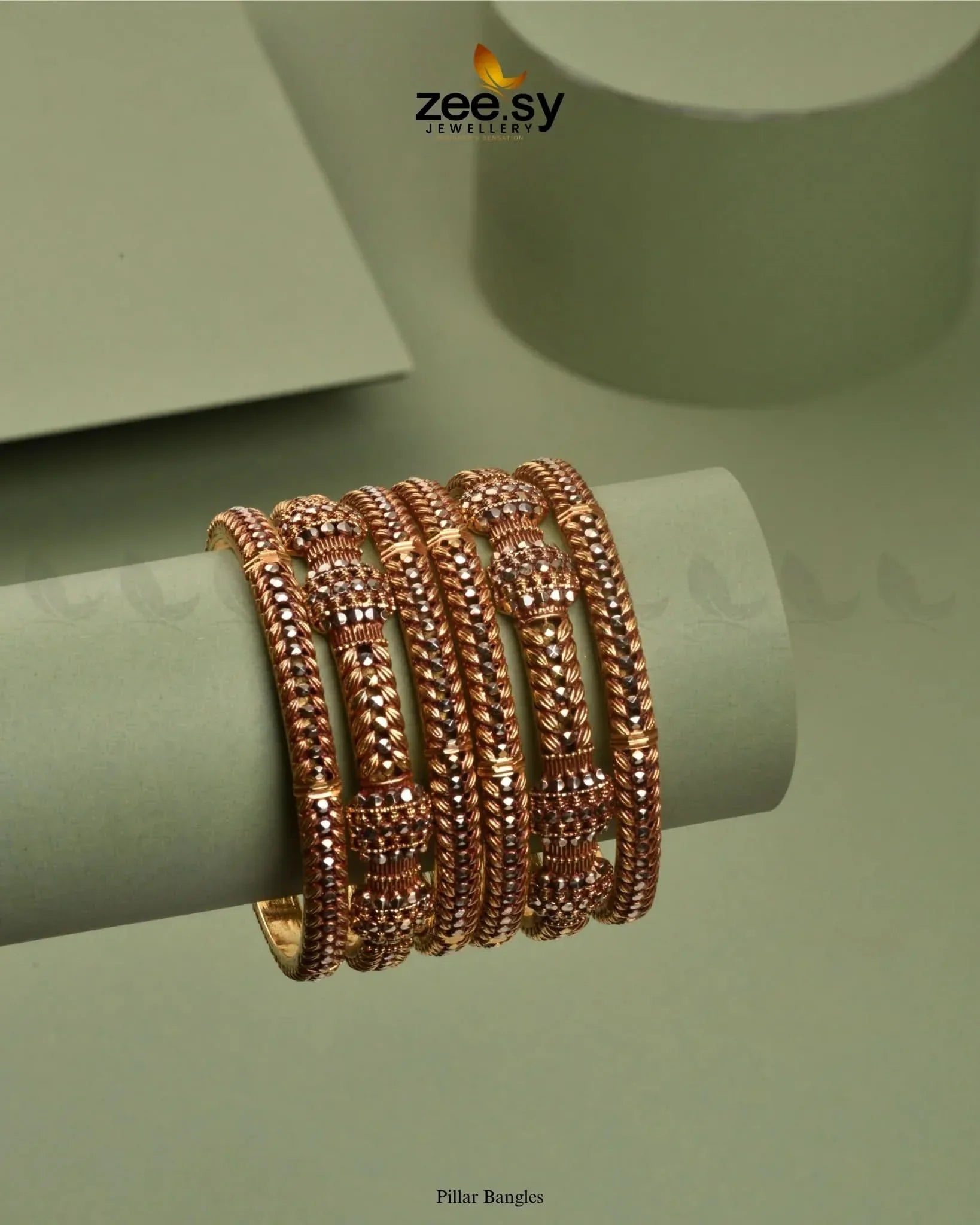 Pillar Bangles Bangles - Zeesy Jewellery Pakistan | Premium Artificial & Imitation Jewellery