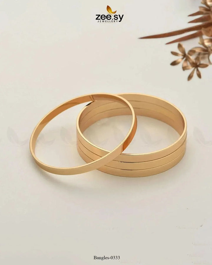 Elavara Slim Cuff Bangles Bangles - Zeesy Jewellery Pakistan | Premium Artificial & Imitation Jewellery