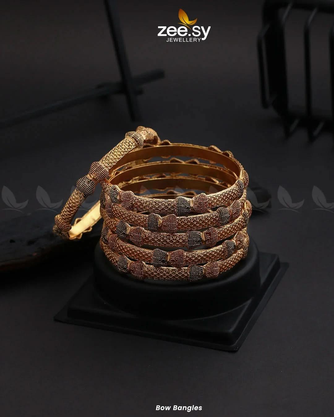 Bow Bangles Bangles - Zeesy Jewellery Pakistan | Premium Artificial & Imitation Jewellery