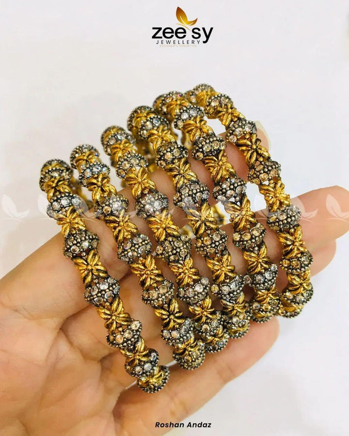 Roshan Andaz 2.8 Large Bangles - Zeesy Jewellery Pakistan | Premium Artificial & Imitation Jewellery
