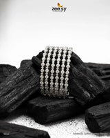 Substantial Opulent Heritage Bangles - Silver BANGLES - Zeesy Jewellery Pakistan | Premium Artificial & Imitation Jewellery