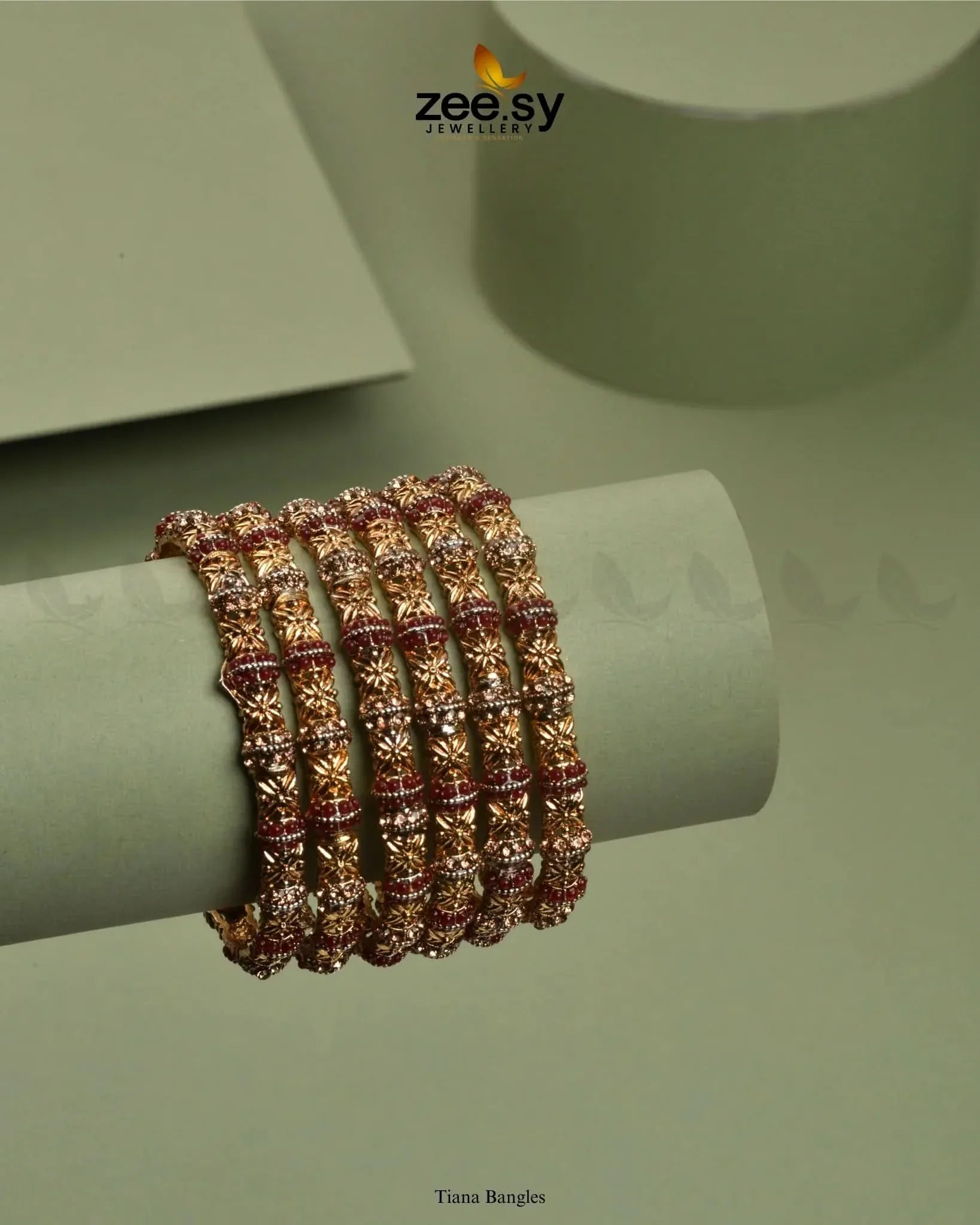 Tiana Bangles Bangles - Zeesy Jewellery Pakistan | Premium Artificial & Imitation Jewellery