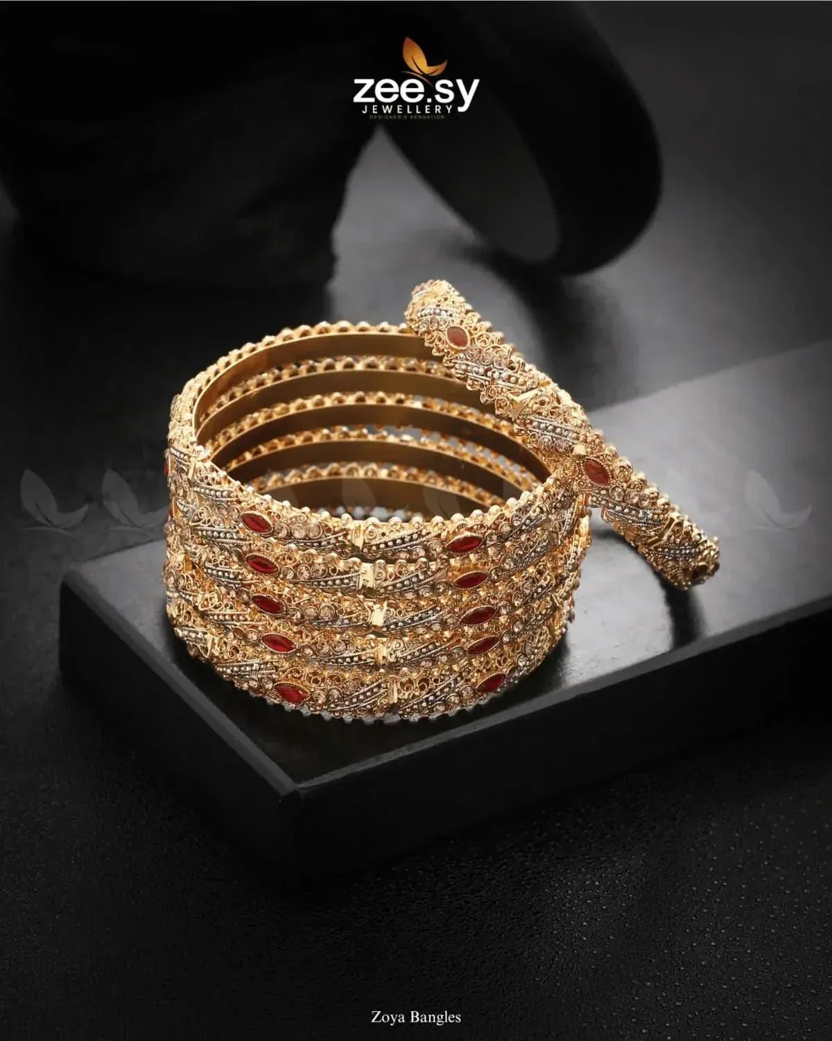 Zoya Bangles Bangles - Zeesy Jewellery Pakistan | Premium Artificial & Imitation Jewellery