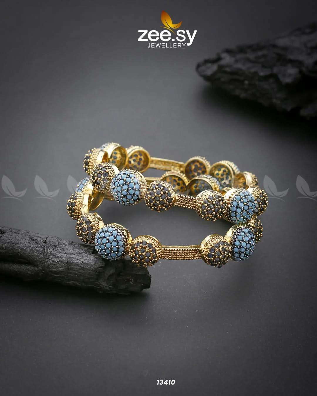 Zanaa's Bangles Turquoise Bangles - Zeesy Jewellery Pakistan | Premium Artificial & Imitation Jewellery