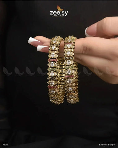 Lonicera Bangles Multi BANGLES - Zeesy Jewellery Pakistan | Premium Artificial & Imitation Jewellery