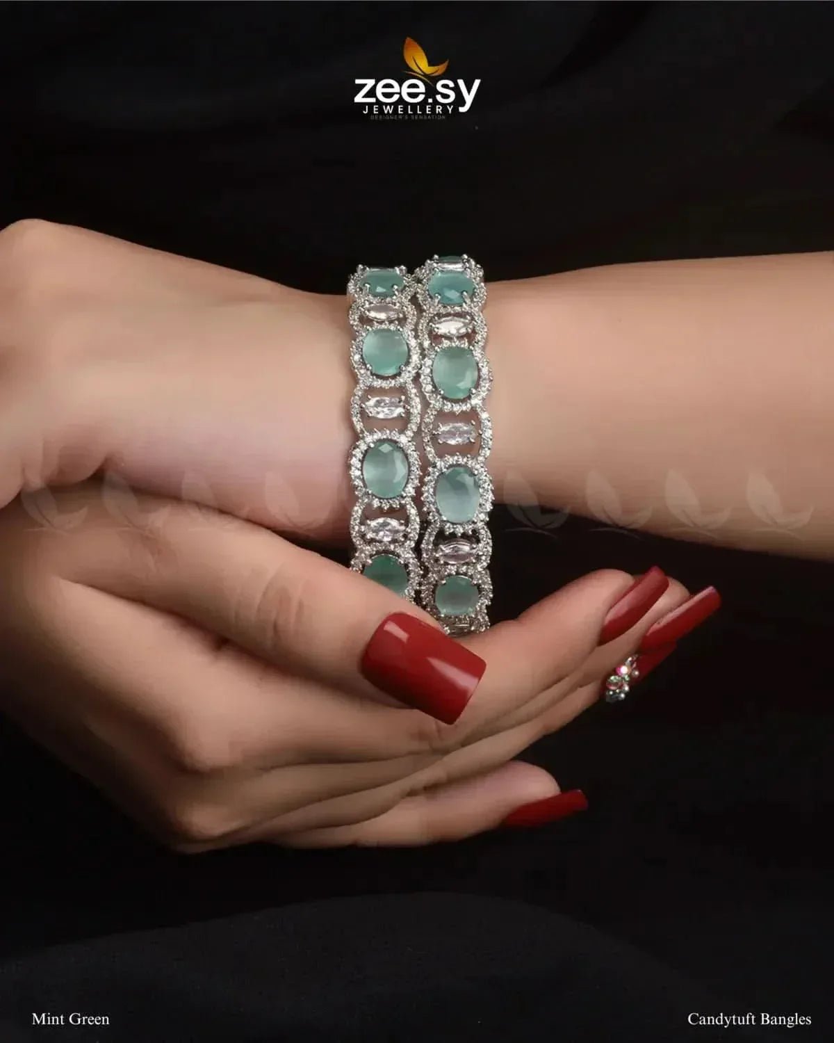 Candytuft Bangles - Zeesy.pk