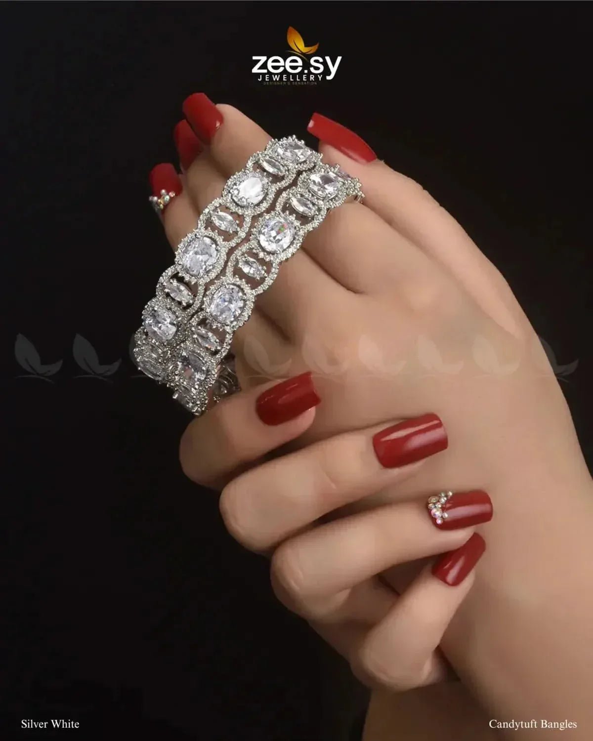 Candytuft Bangles - Zeesy.pk