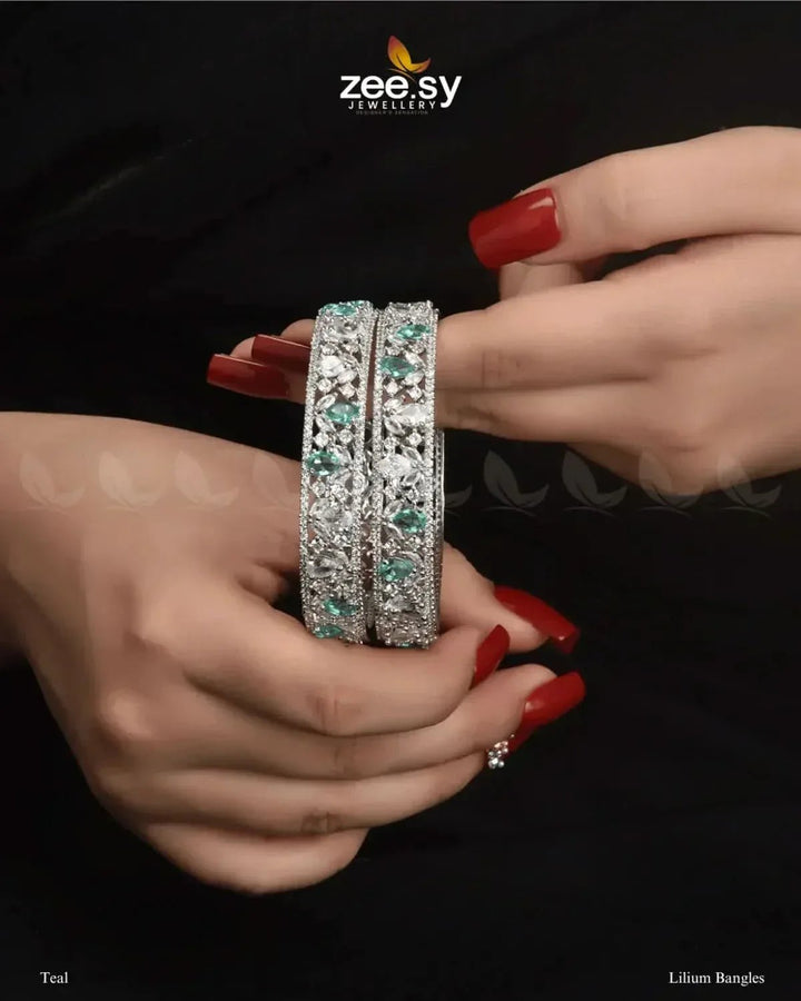 Lilium Bangles BANGLES - Zeesy Jewellery Pakistan | Premium Artificial & Imitation Jewellery