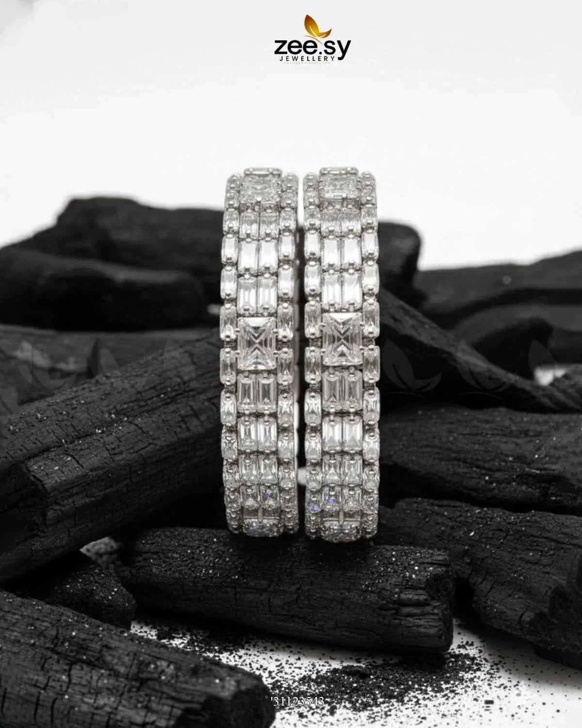 Luxuriouse Ancestral Stream Embrace Bangles BANGLES - Zeesy Jewellery Pakistan | Premium Artificial & Imitation Jewellery