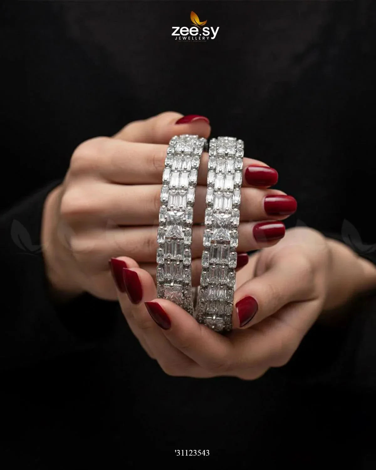 Luxuriouse Ancestral Stream Embrace Bangles BANGLES - Zeesy Jewellery Pakistan | Premium Artificial & Imitation Jewellery