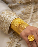 Marhaba Baai Armlet Bangle Ring Set BANGLES - Zeesy Jewellery Pakistan | Premium Artificial & Imitation Jewellery