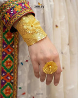 Marhaba Baai Armlet Bangle Ring Set BANGLES - Zeesy Jewellery Pakistan | Premium Artificial & Imitation Jewellery