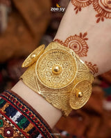 Sculpted Botanical Baai Bangle Ring Set BANGLES - Zeesy Jewellery Pakistan | Premium Artificial & Imitation Jewellery