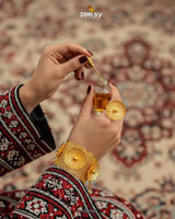 Sultanate Sunburst Filigree Bangle Ring Set BANGLES - Zeesy Jewellery Pakistan | Premium Artificial & Imitation Jewellery
