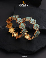 BANGLES-0535 Mint Green Bangles - Zeesy Jewellery Pakistan