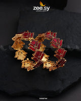 BANGLES-0535 Red Bangles - Zeesy Jewellery Pakistan