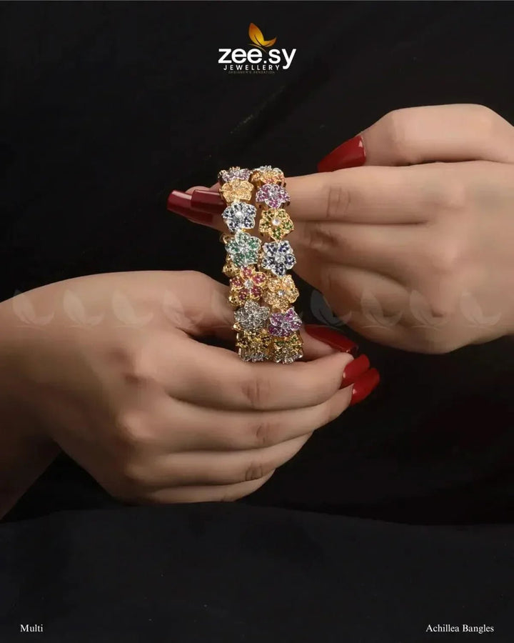 Achillea Bangles BANGLES - Zeesy Jewellery Pakistan | Premium Artificial & Imitation Jewellery