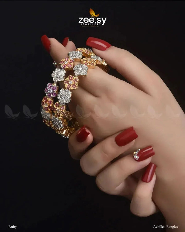 Achillea Bangles BANGLES - Zeesy Jewellery Pakistan | Premium Artificial & Imitation Jewellery