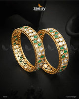 Aurora Bangles Green Bangles - Zeesy Jewellery Pakistan | Premium Artificial & Imitation Jewellery