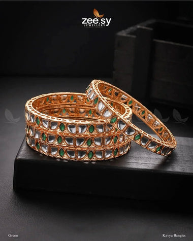 Kavya Bangles Green Bangles - Zeesy Jewellery Pakistan | Premium Artificial & Imitation Jewellery