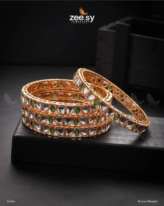 Kavya Bangles Green Bangles - Zeesy Jewellery Pakistan | Premium Artificial & Imitation Jewellery