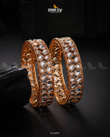 Saffron Bangles White 2*10 Bangles - Zeesy Jewellery Pakistan | Premium Artificial & Imitation Jewellery