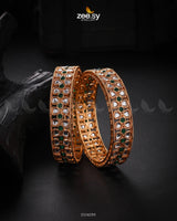 Selena Bangles Green 2*6 Bangles - Zeesy Jewellery Pakistan | Premium Artificial & Imitation Jewellery