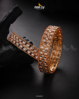 Selena Bangles White 2*6 Bangles - Zeesy Jewellery Pakistan | Premium Artificial & Imitation Jewellery