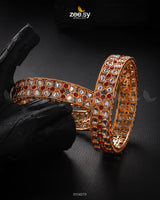 Selena Bangles Fuchsia 2*8 Bangles - Zeesy Jewellery Pakistan | Premium Artificial & Imitation Jewellery