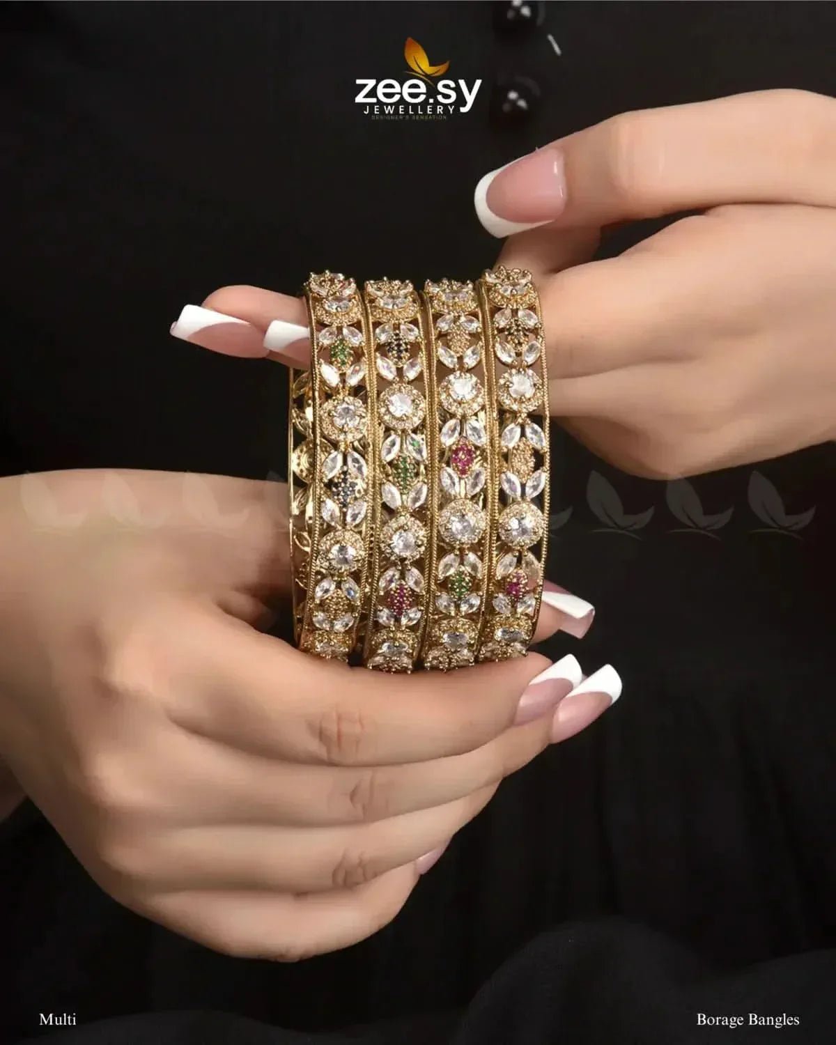 Borage Bangles Bangles - Zeesy Jewellery Pakistan
