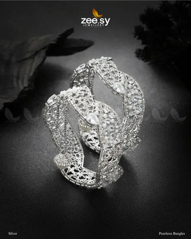 Pearluxe Bangles Silver Bangles - Zeesy Jewellery Pakistan | Premium Artificial & Imitation Jewellery