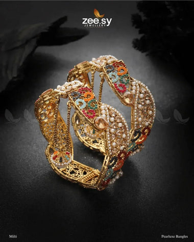 Pearluxe Bangles Multi Bangles - Zeesy Jewellery Pakistan | Premium Artificial & Imitation Jewellery