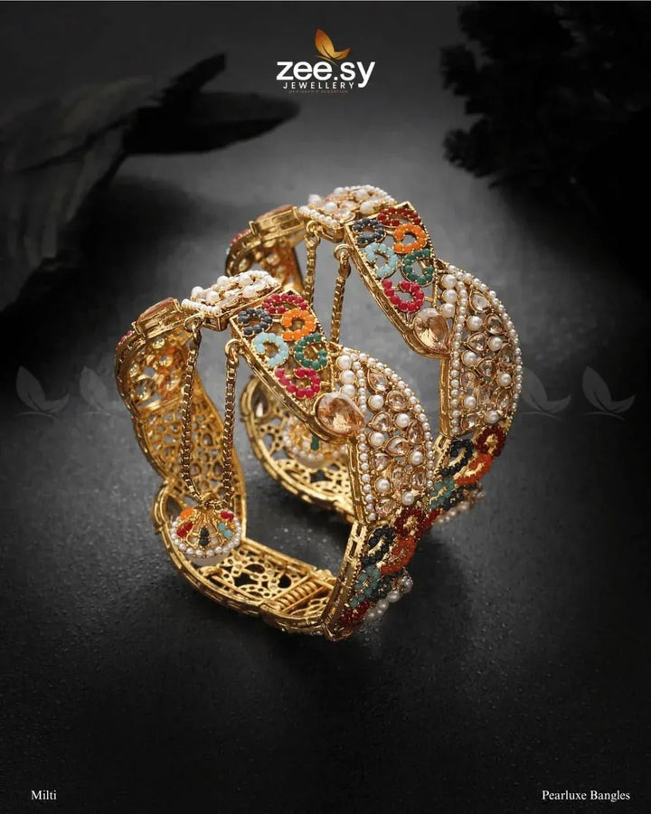 Pearluxe Bangles Multi Bangles - Zeesy Jewellery Pakistan | Premium Artificial & Imitation Jewellery