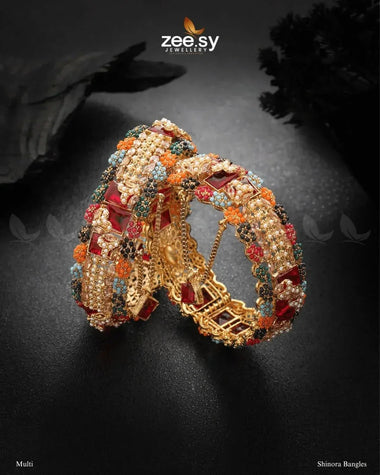 Shinora Bangles Multi Bangles - Zeesy Jewellery Pakistan | Premium Artificial & Imitation Jewellery