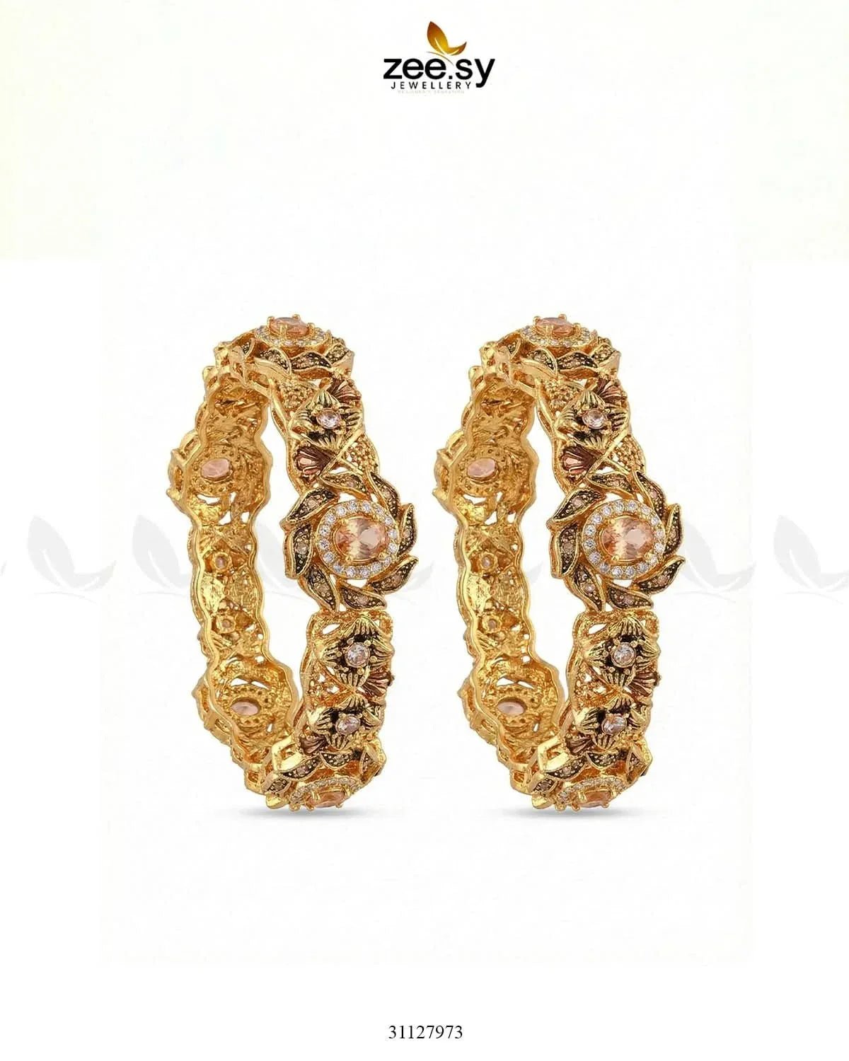 Exquisite Noori Glitz Bangles BANGLES - Zeesy Jewellery Pakistan | Premium Artificial & Imitation Jewellery