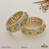 BANGLES-0255 Green Bangles - Zeesy Jewellery Pakistan | Premium Artificial & Imitation Jewellery