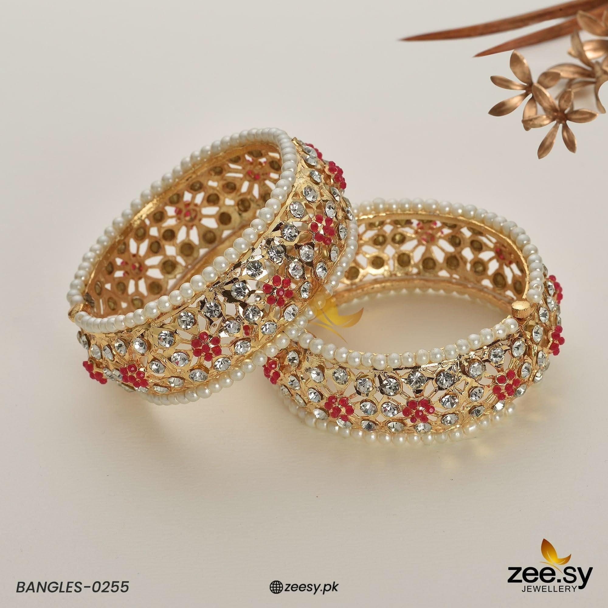 BANGLES-0255 Mahroon Bangles - Zeesy Jewellery Pakistan | Premium Artificial & Imitation Jewellery