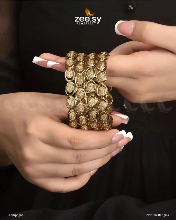 Nerium Bangles BANGLES - Zeesy Jewellery Pakistan | Premium Artificial & Imitation Jewellery