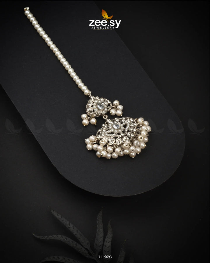 Sonali Bindiya Elegant Charm Silver White BINDIYA - Zeesy Jewellery Pakistan | Premium Artificial & Imitation Jewellery