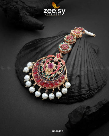 Bindiya-0113 Rubi Nauratan bindiya - Zeesy Jewellery Pakistan | Premium Artificial & Imitation Jewellery