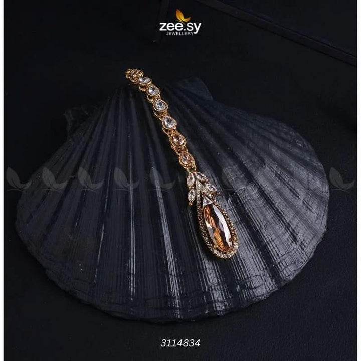 Poppy Bindiya Champagne bindiya - Zeesy Jewellery Pakistan | Premium Artificial & Imitation Jewellery
