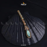 Poppy Bindiya Mint Green bindiya - Zeesy Jewellery Pakistan | Premium Artificial & Imitation Jewellery